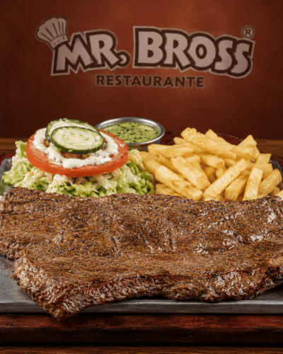 Bistec a la parrilla en Mr. Bross